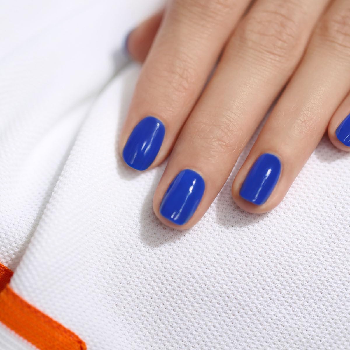 Manucurist close-up of glossy polish texture highlighting shine and depth