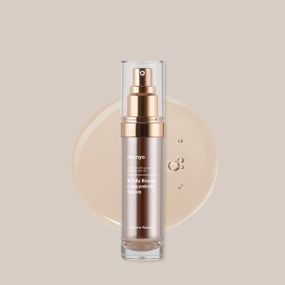 ma:nyo 35ml bottle beside common items for size comparison and travel-friendly benefit
