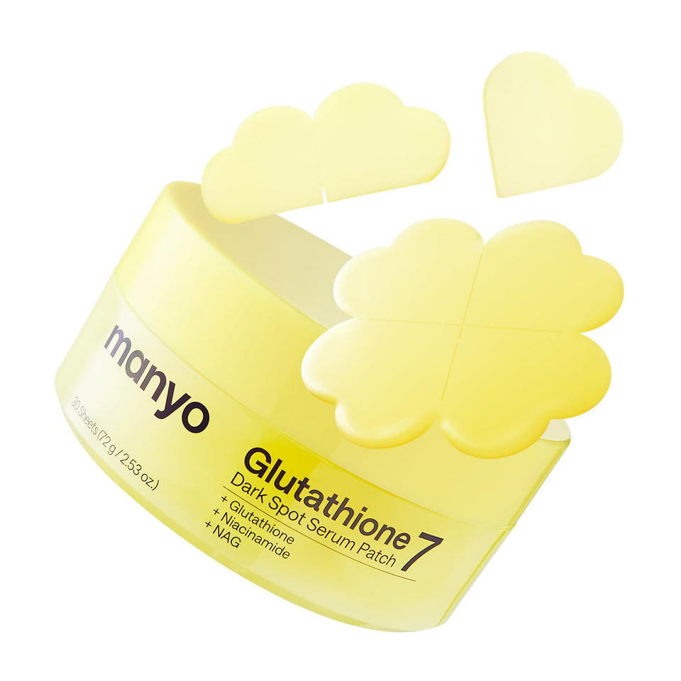 ma:nyo front packaging showing Glutathione 7 patches and benefits