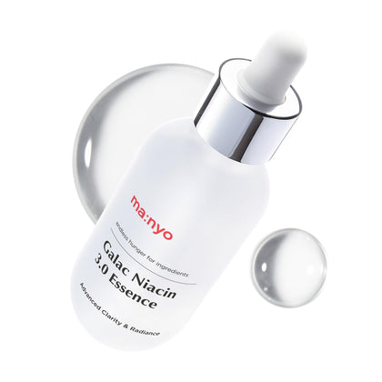 ma:nyo front packaging showing bottle and label, clear brightening benefit