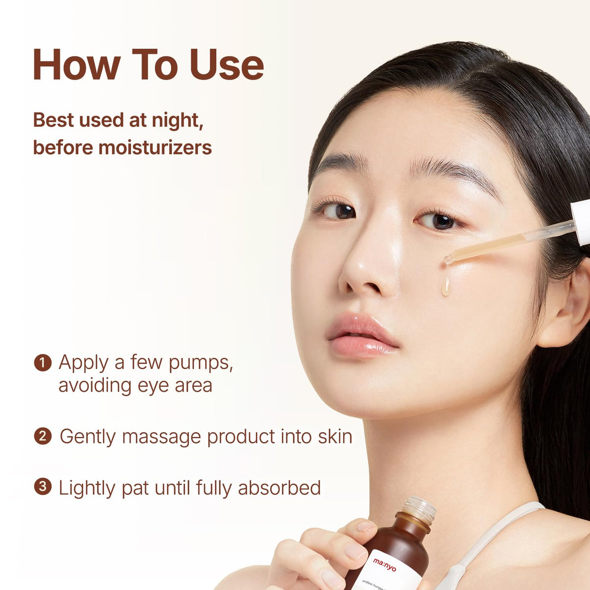 ma:nyo lifestyle bedroom nightstand portraying nightly skincare routine ease