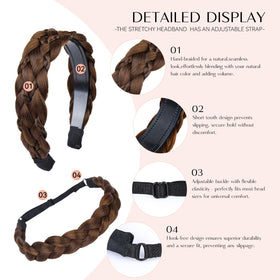 MaopaoBeauty elastic band stretched to show adjustable fit and comfortable hold