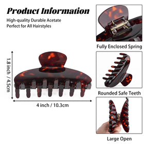 MAORULU detail of jaw teeth and spring for non-slip grip and durability