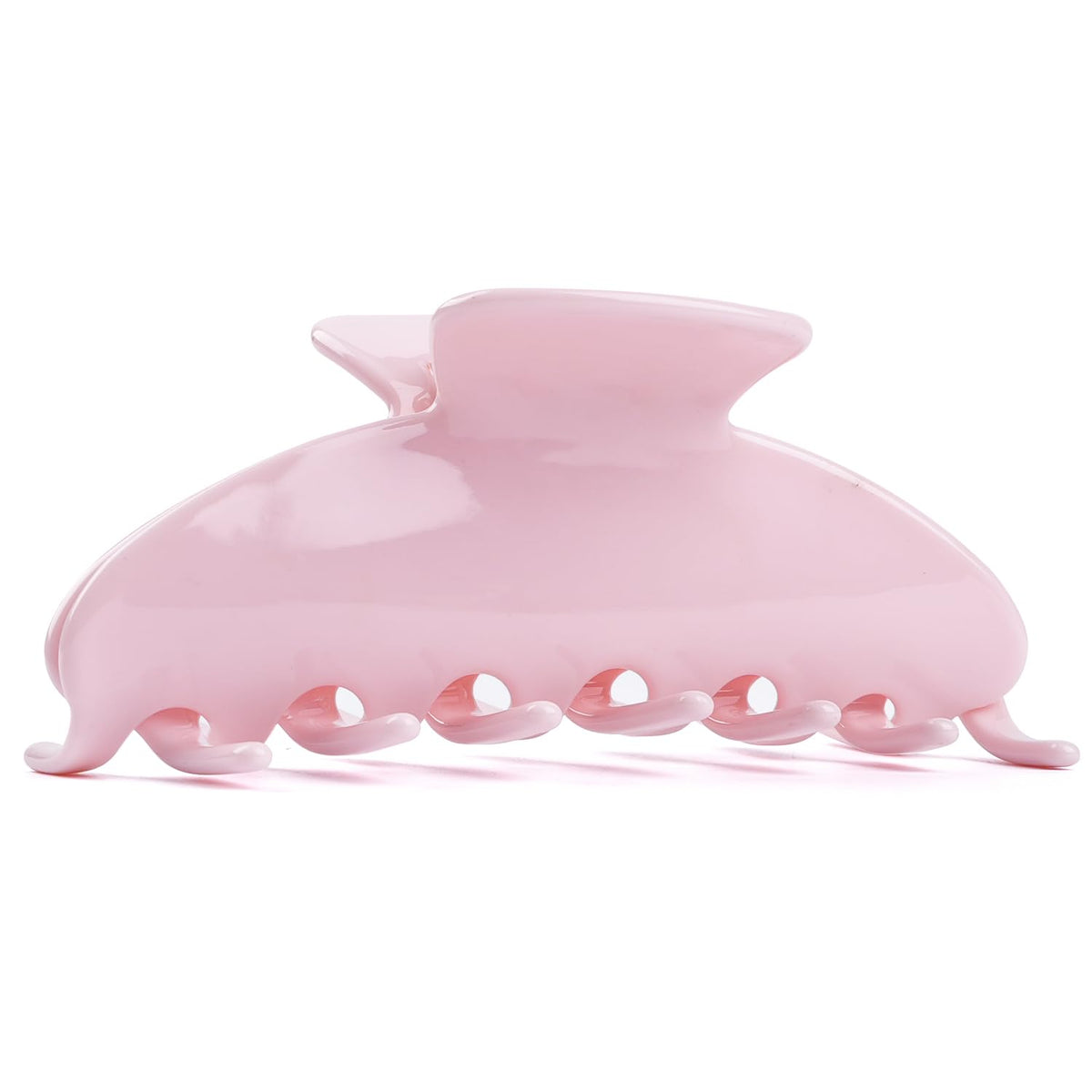 MAORULU front view of soft pink clip showing elegant shape and secure hold