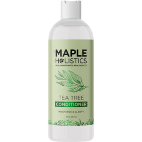 Maple Holistics styled hair after use showing smoother, manageable hair