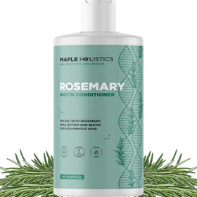 Maple Holistics front packaging showing biotin rosemary conditioner benefits