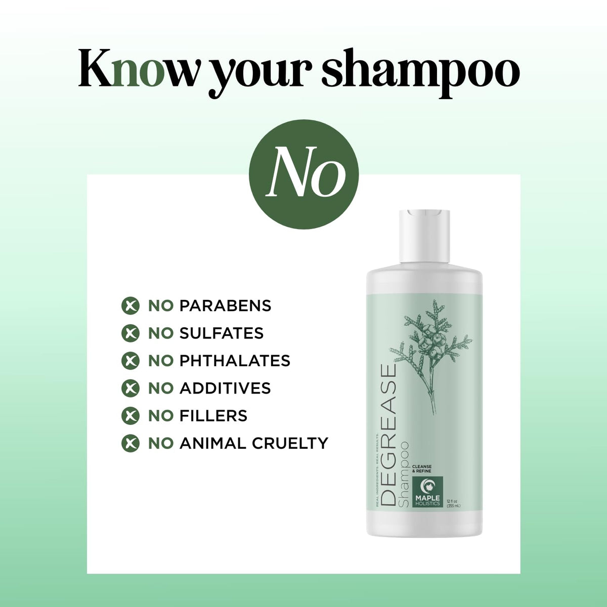 Maple Holistics shampoo lather texture close-up showing gentle foam