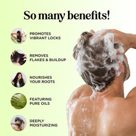 Maple Holistics conditioner texture close-up showing rich creaminess that hydrates ends