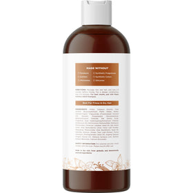 Maple Holistics bottle in hand demonstrating true 16 fl oz scale