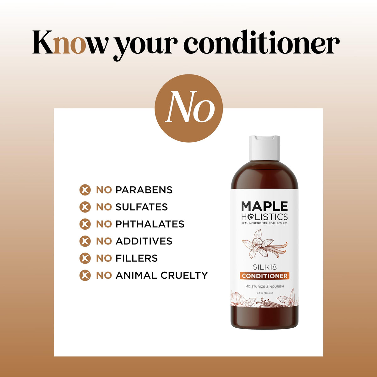 Maple Holistics conditioner as part of shower routine for hydrated hair