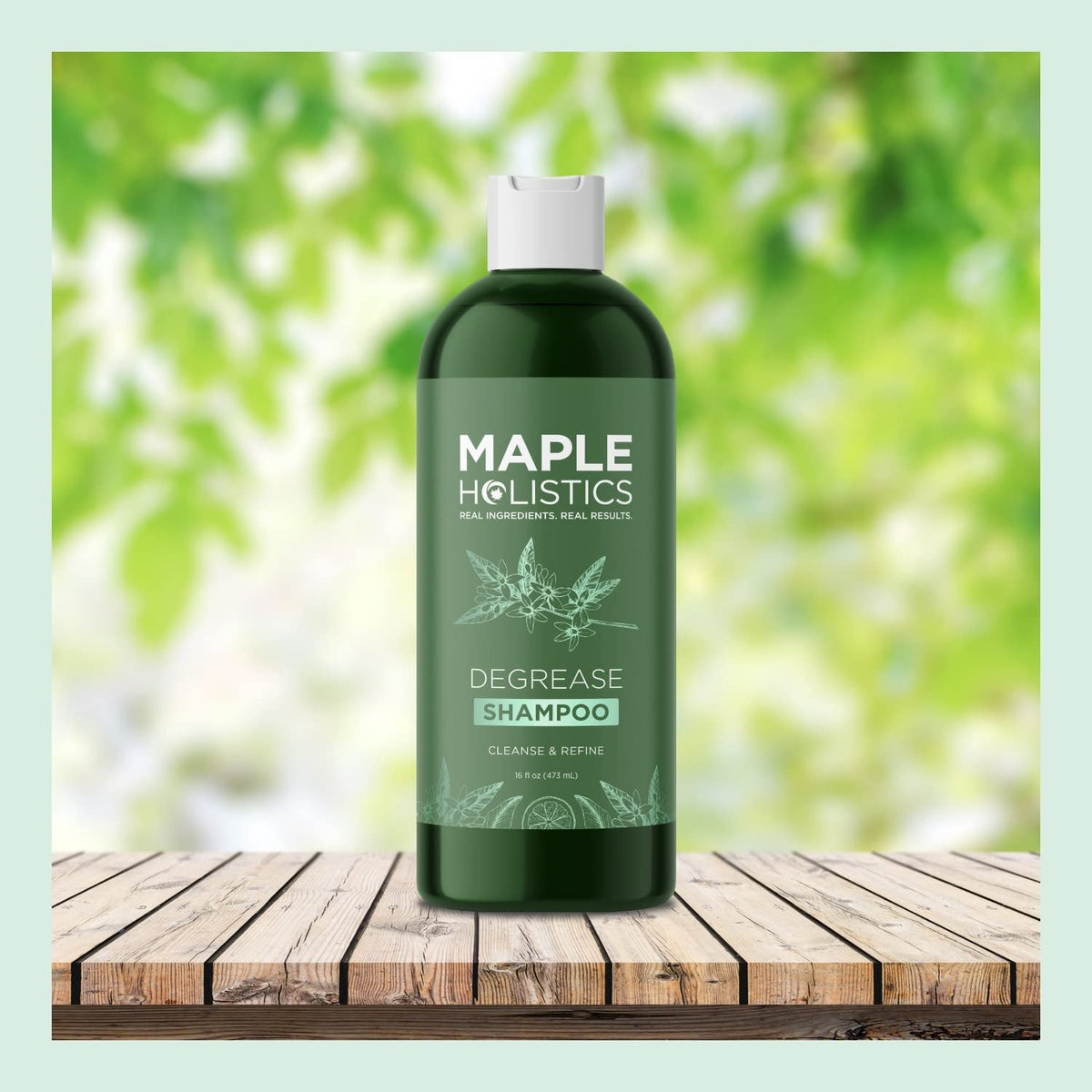 Maple Holistics after-wash hair lifted at roots showing restored volume and reduced oiliness