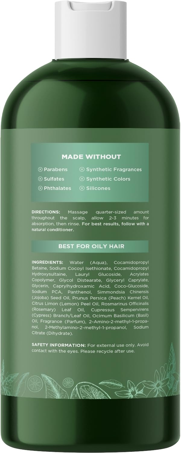 Maple Holistics pump top close-up demonstrating easy dispensing for controlled shampoo use