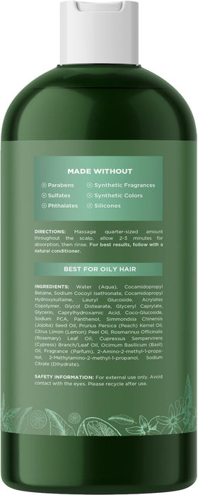 Maple Holistics pump top close-up demonstrating easy dispensing for controlled shampoo use