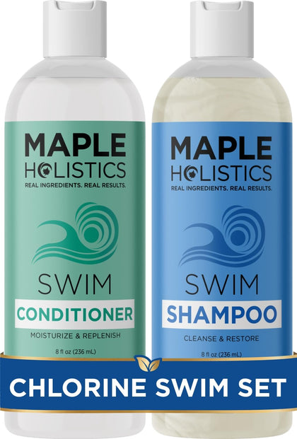 Maple Holistics front packaging showing both bottles and benefits