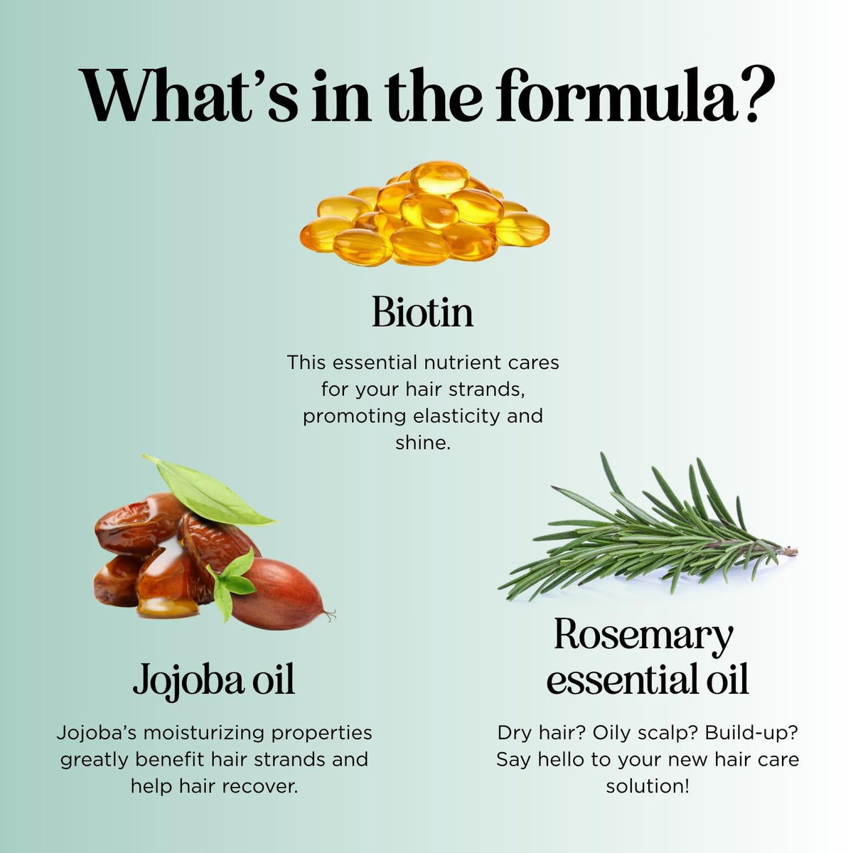 Maple Holistics hand pouring shampoo into palm for easy application benefit