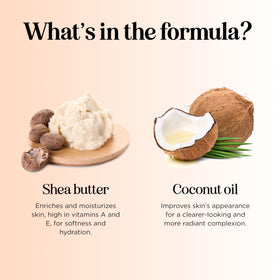 Maple Holistics shea butter and camphor ingredients for hydration