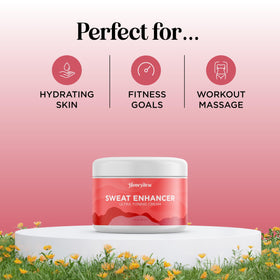 Maple Holistics jar next to hand showing size and travel-friendly benefit