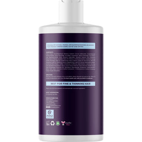 Maple Holistics rosemary and black castor oil ingredients showing botanical benefits