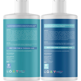Maple Holistics rosemary and biotin ingredients displayed indicating natural support