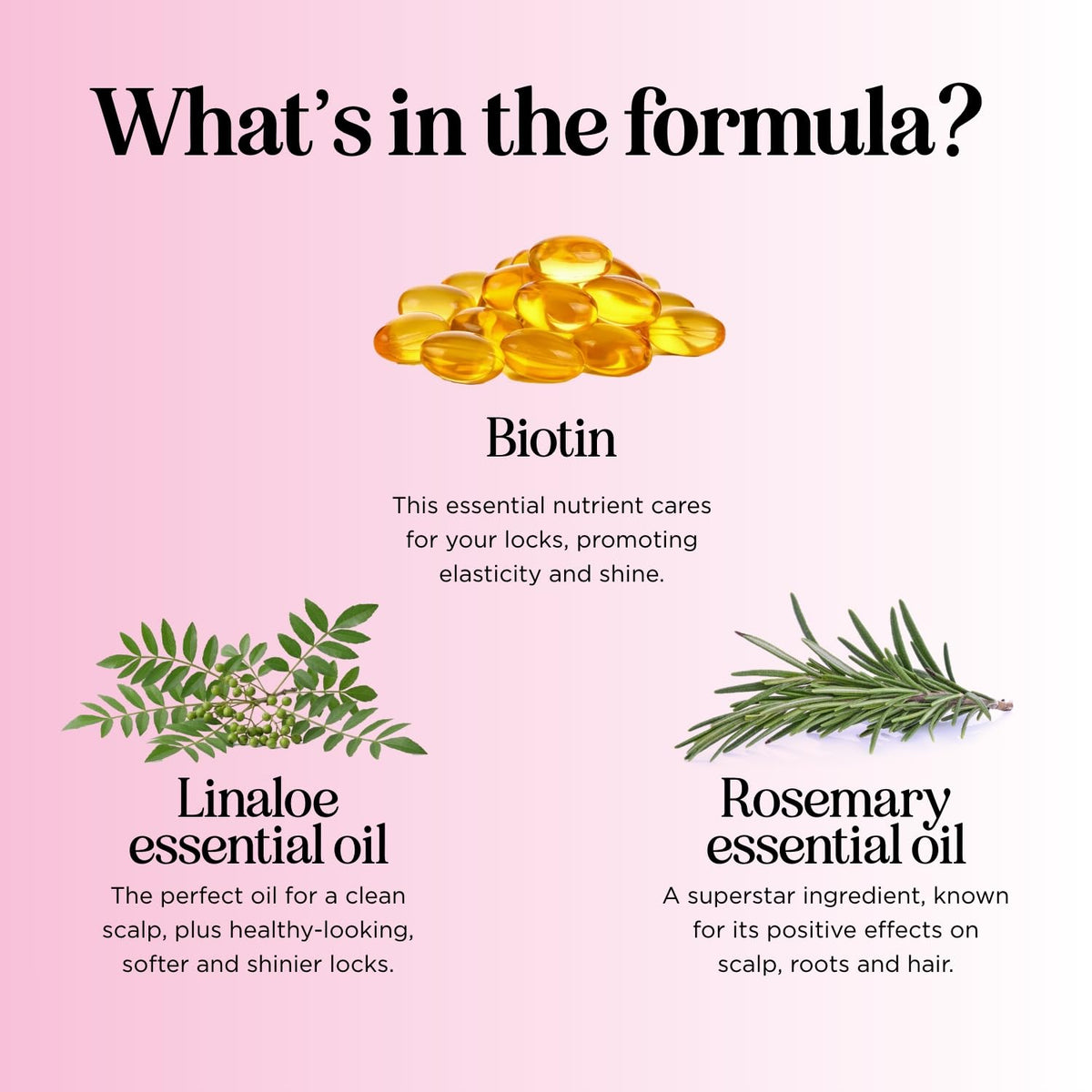 Maple Holistics rosemary and pomegranate ingredients showing natural refresh