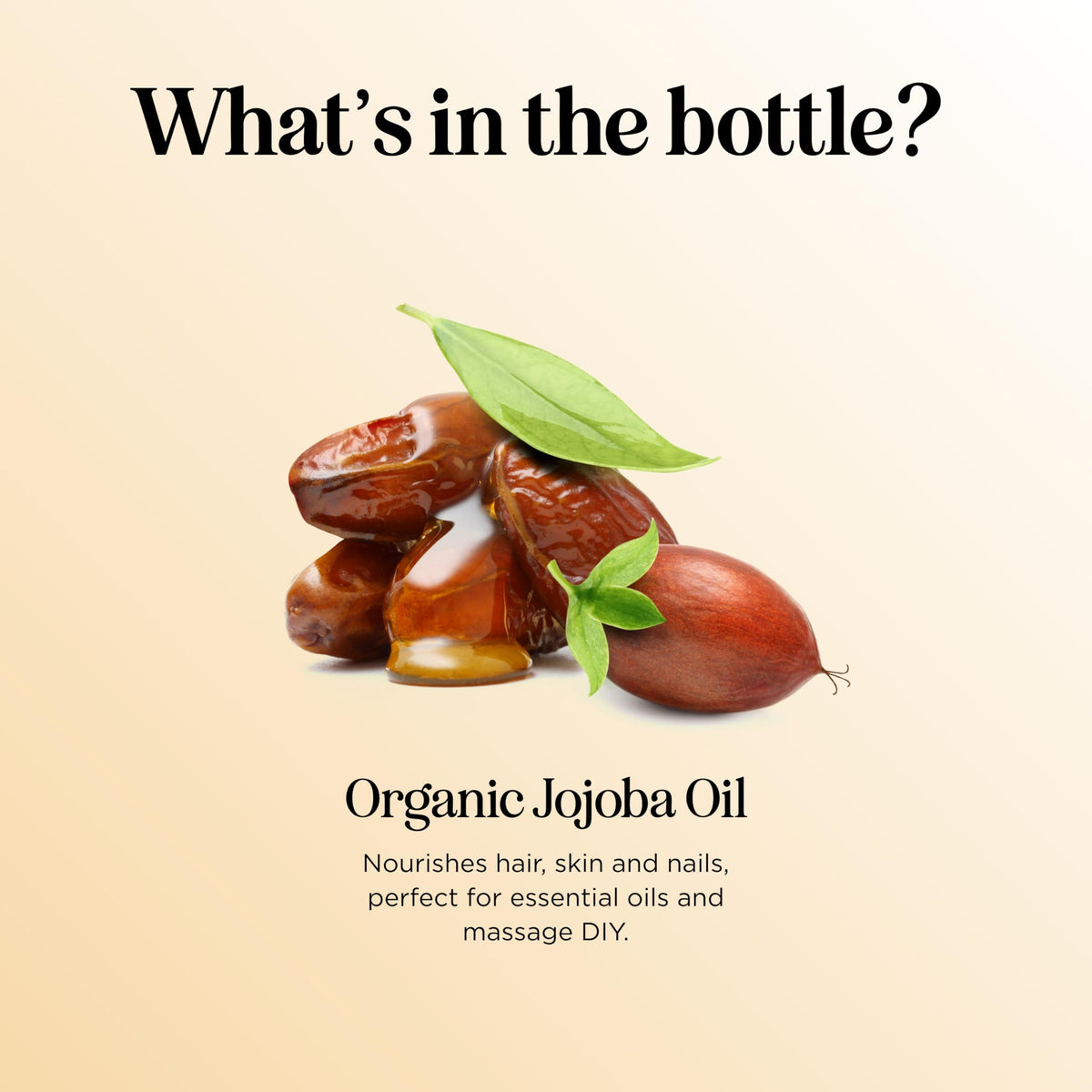 Maple Holistics jojoba oil held in hand to show 4 fl oz size and practical scale