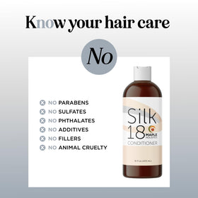 Maple Holistics label closeup highlighting sulfate-free color-safe formula