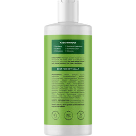 Maple Holistics lifestyle image of person rinsing hair for scalp refresh