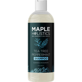 Maple Holistics back panel with directions and ingredient list visible