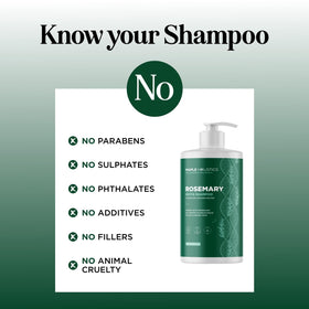 Maple Holistics shampoo texture poured and foaming for gentle cleanse