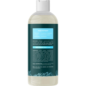 Maple Holistics shampoo lather with peppermint bubbles showing cooling sensation