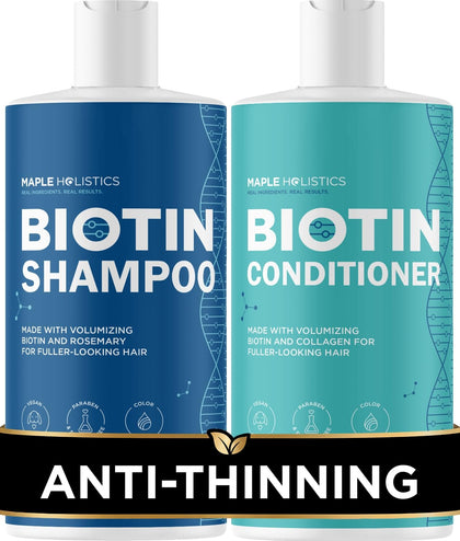 Maple Holistics front packaging showing set benefits and clean formula