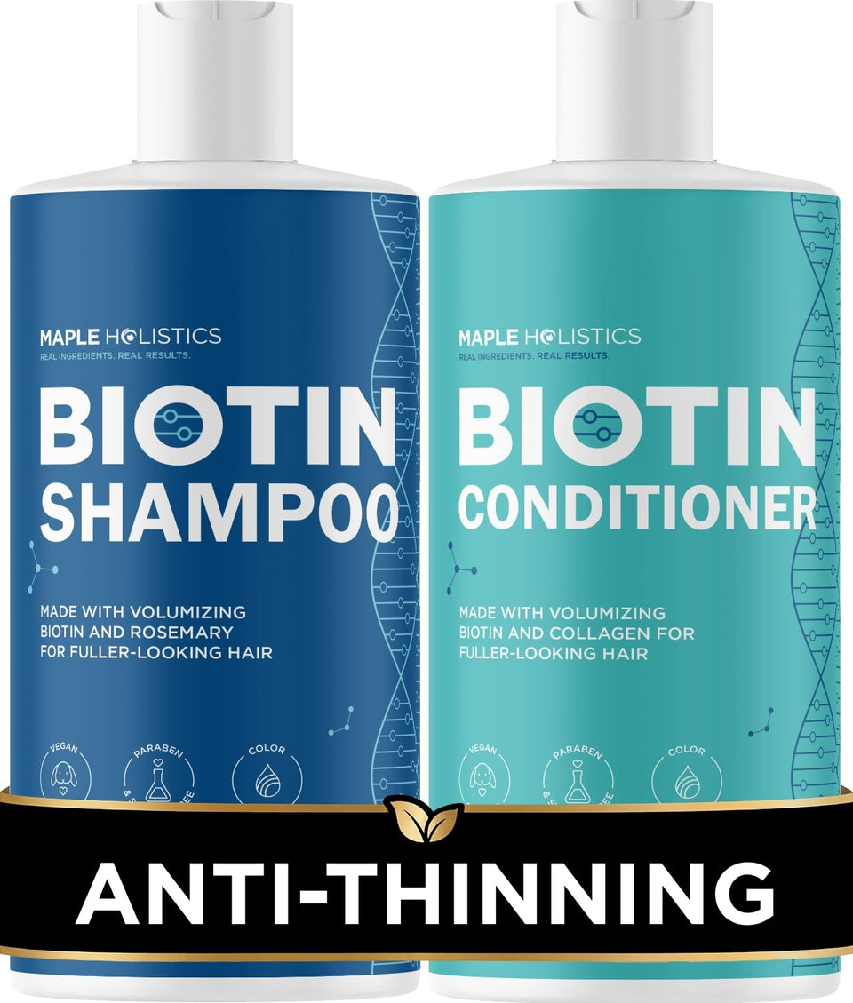 Maple Holistics front packaging showing set benefits and clean formula