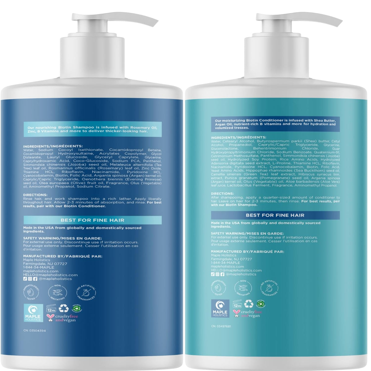 Maple Holistics set placed in bathroom for daily routine convenience