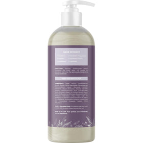 Maple Holistics shampoo being poured into hand to show pourability and concentrated formula