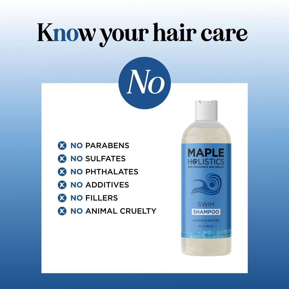 Maple Holistics shampoo lather texture showing gentle foam and easy rinsing