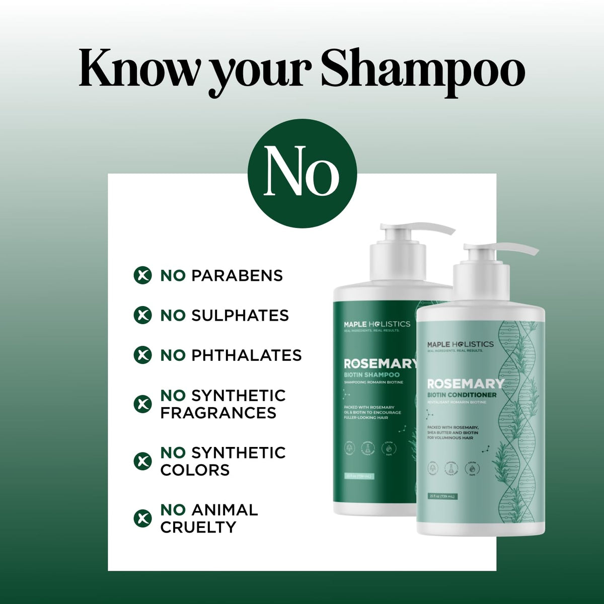 Maple Holistics shampoo lather texture demonstrating gentle cleansing without sulfates