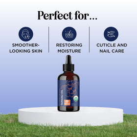 Maple Holistics oil applied as hair mask demonstrating deep conditioning benefit