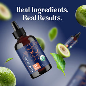 Maple Holistics 4 fl oz bottle in hand for clear size and real-world scale
