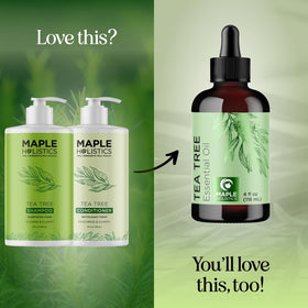 Maple Holistics conditioner cream close-up showing rich hydration and detangling benefit