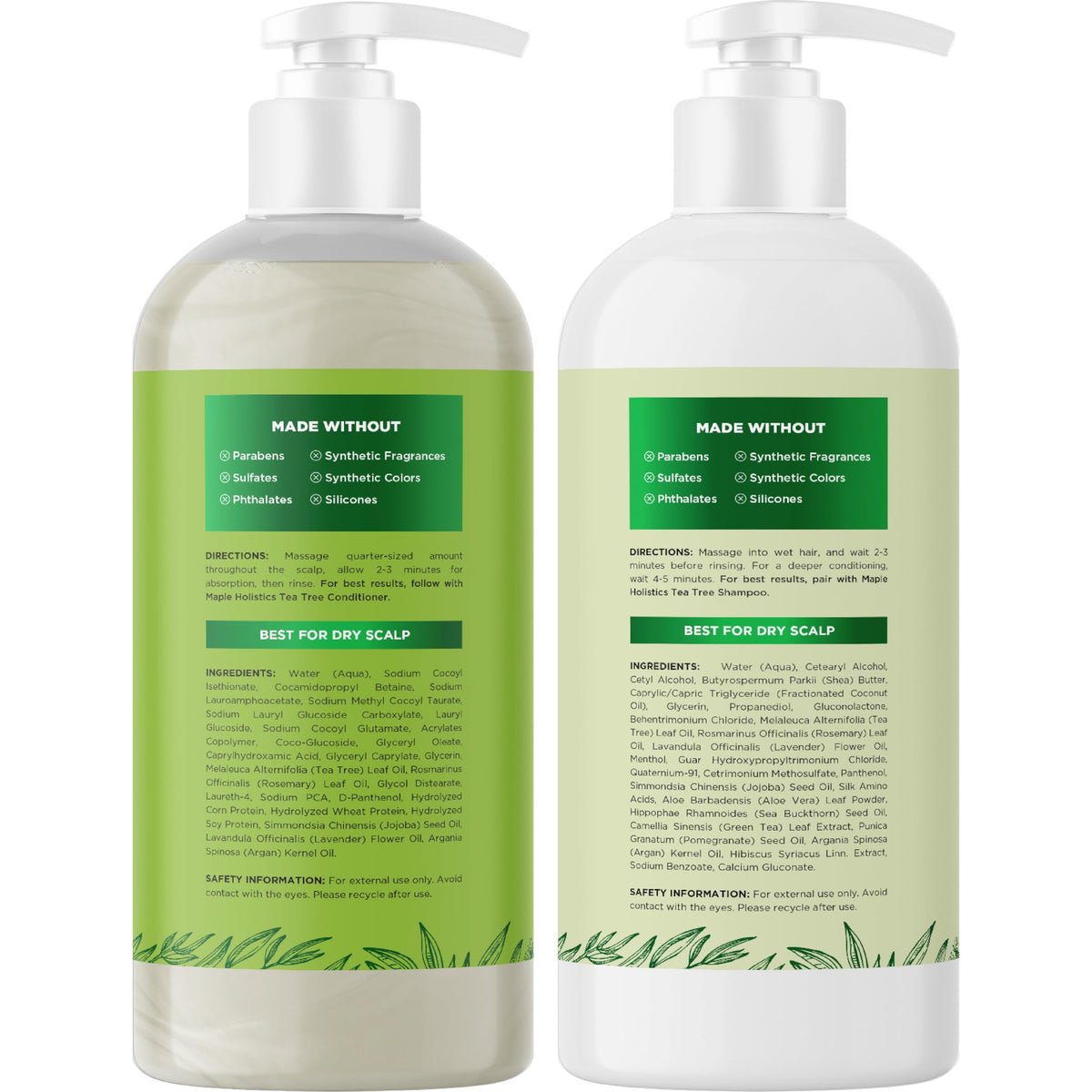 Creamy conditioner texture showing Maple Holistics hydration for mid-lengths and ends