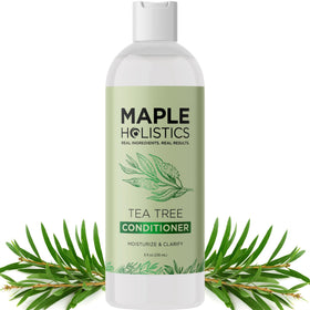 Maple Holistics front bottle showing label and benefits