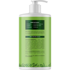 Maple Holistics ingredient label close-up showcasing clean formulation