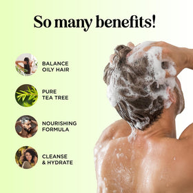 Maple Holistics close-up of shampoo texture highlighting gentle cleanse