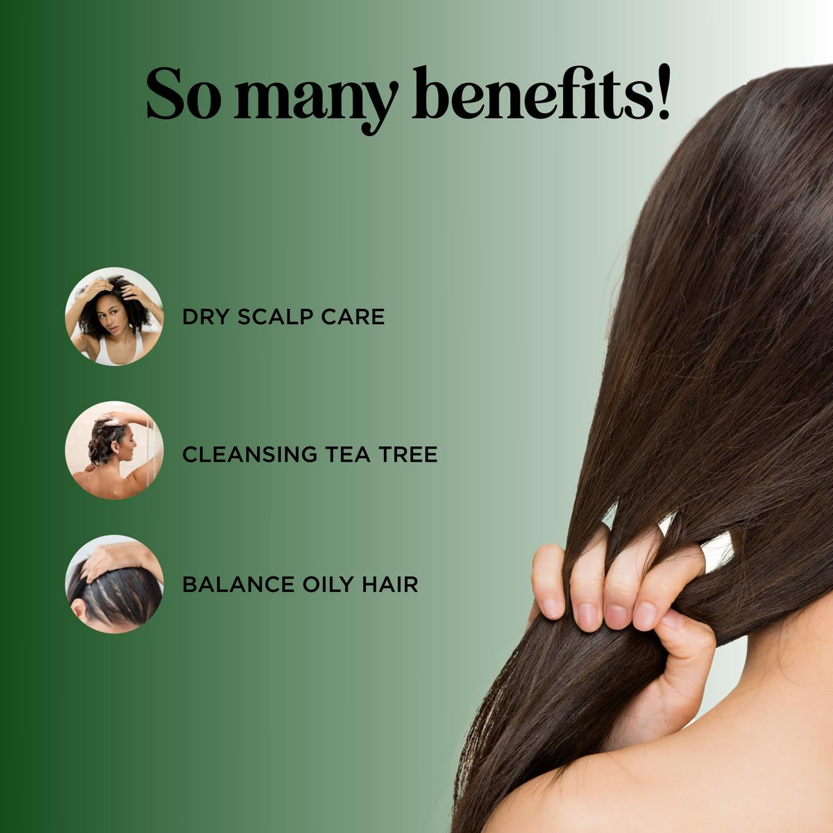 Maple Holistics shampoo lather texture demonstrating gentle clarifying foam and effective cleansing