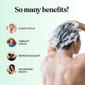 Maple Holistics creamy lather texture showing effective cleansing