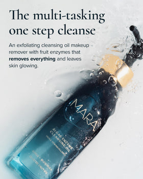 MARA pump bottle and label highlighting dosage and convenience