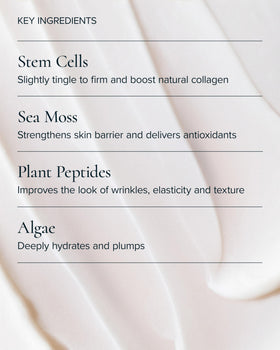 MARA SeaDream cream on hand demonstrating smooth spreadability and plumping