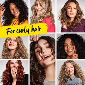 Marc Anthony model applying product in shower for frizz control