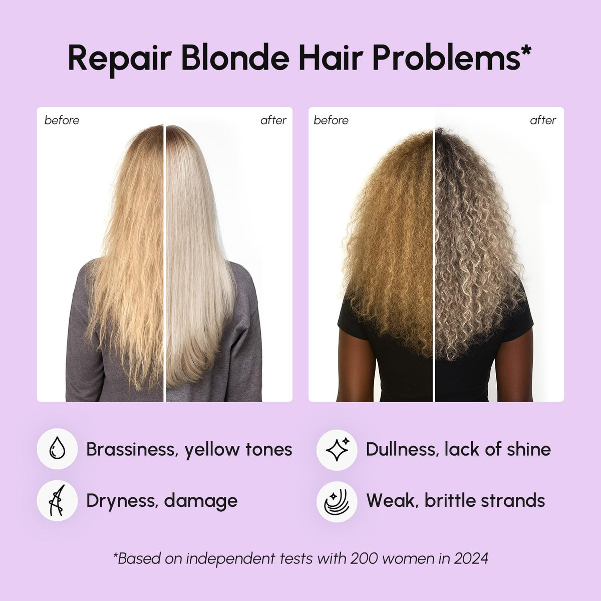 MAREE being applied in the shower on curly hair to improve manageability