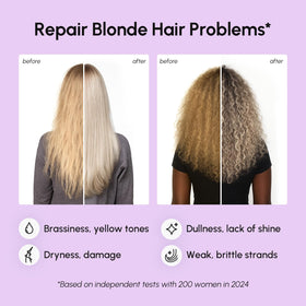 MAREE being applied in the shower on curly hair to improve manageability